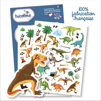 Gommettes thème Dinosaures 90 pièces - Graine Créative